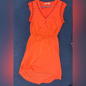 Daniel Rainn V-Neck High Low Dress